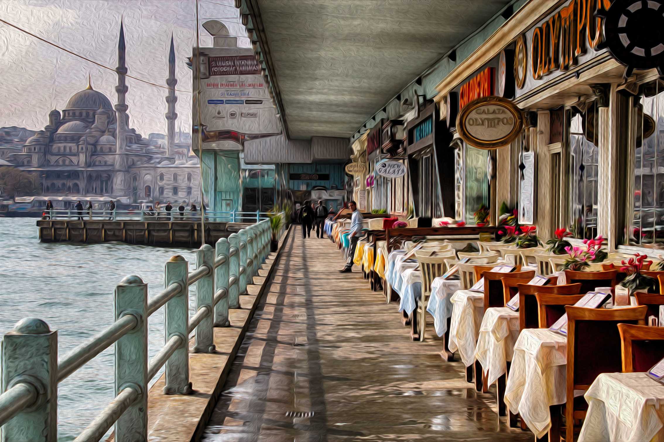 Галатская башня и галатский мост в стамбуле в турции | экономичные путешествия
