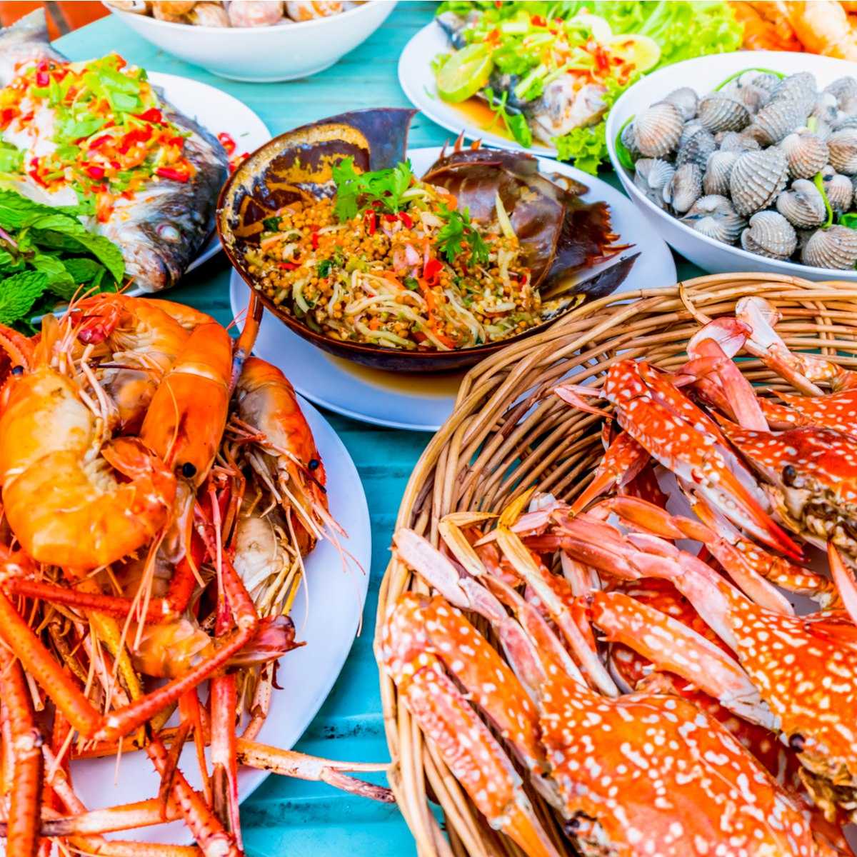 Морепродукты в тайланде названия