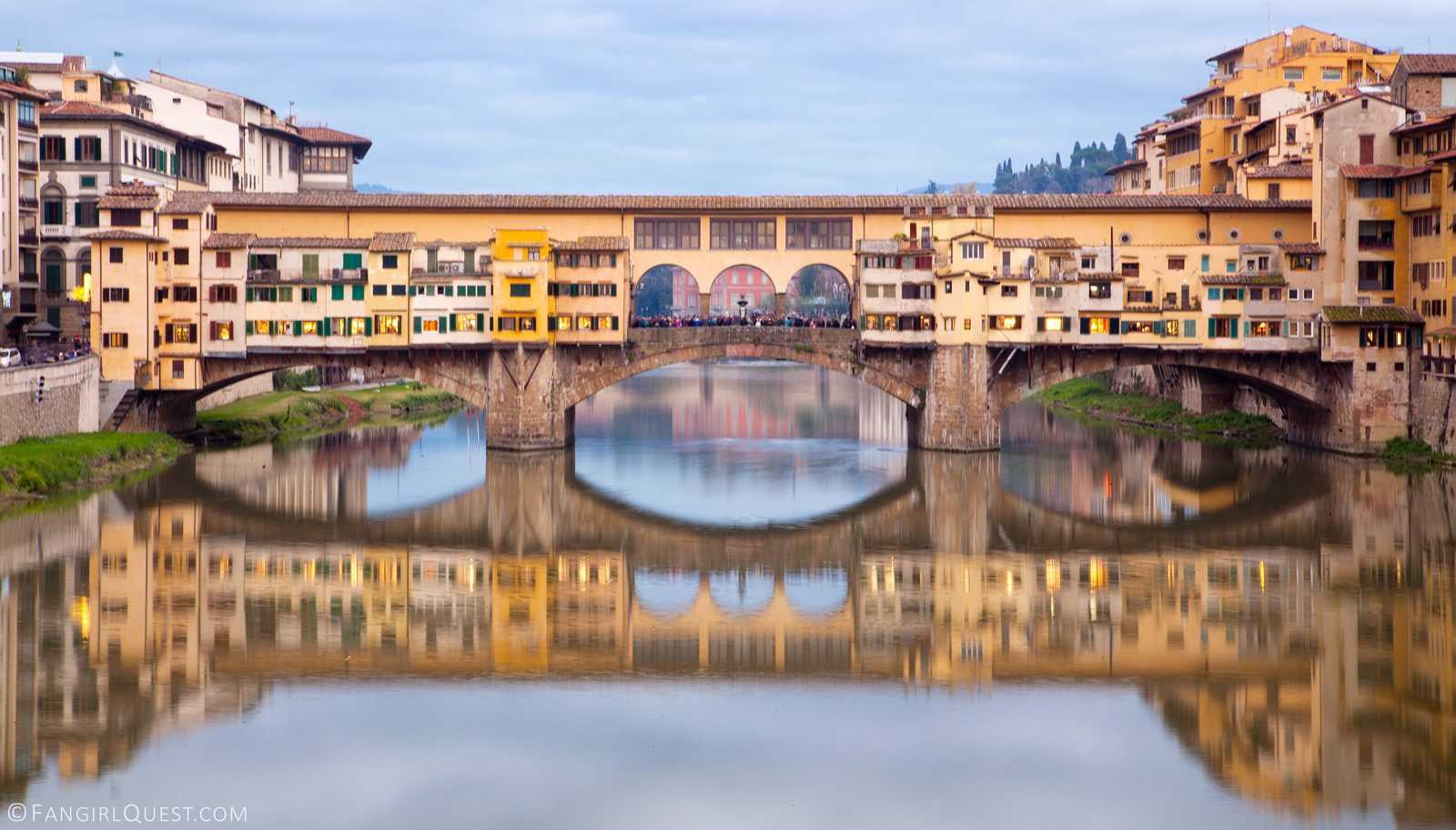 Понте веккьо: «золотой» мост флоренции