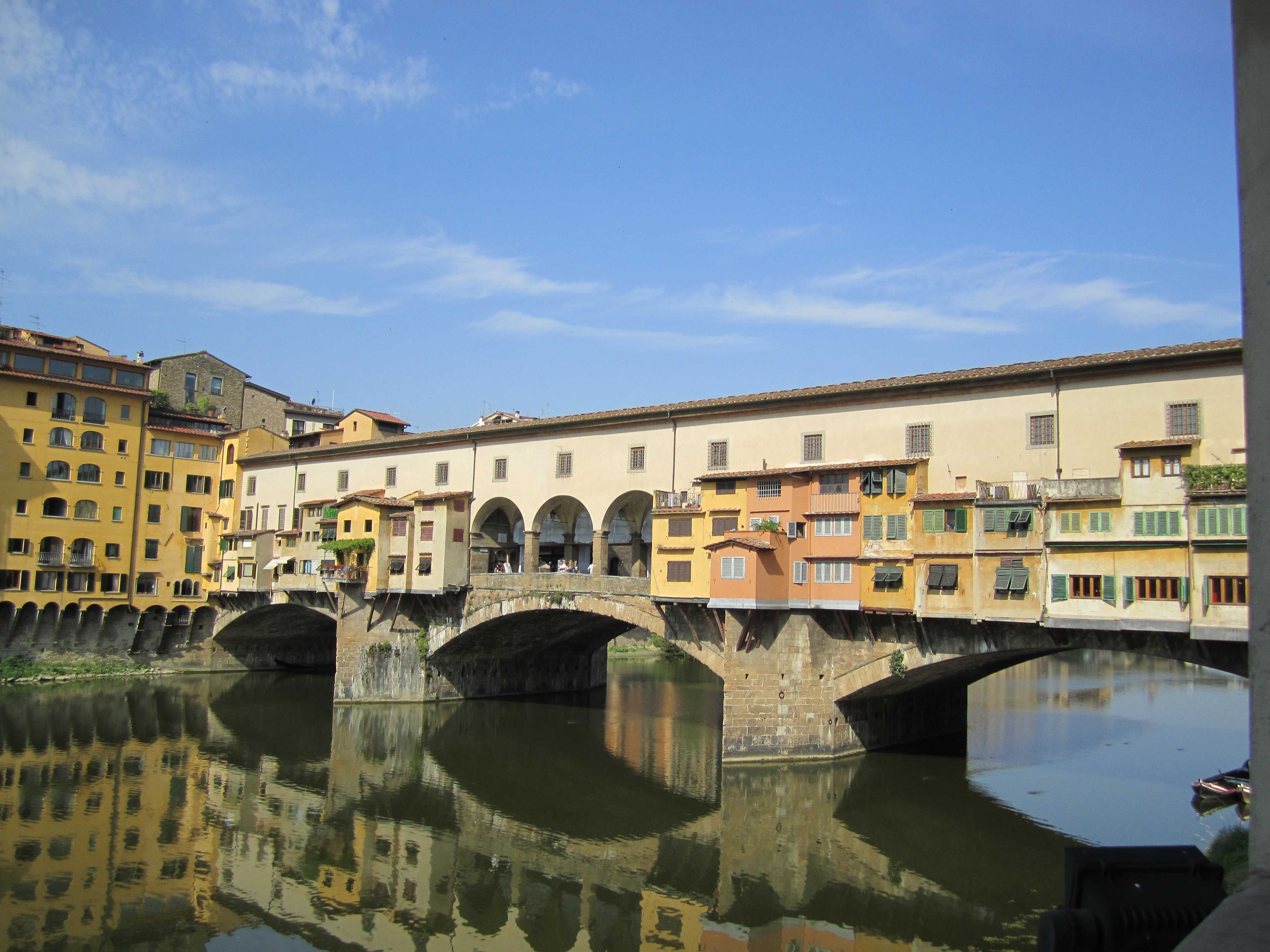 Понте-веккьо (фото) — самый красивый мост флоренции