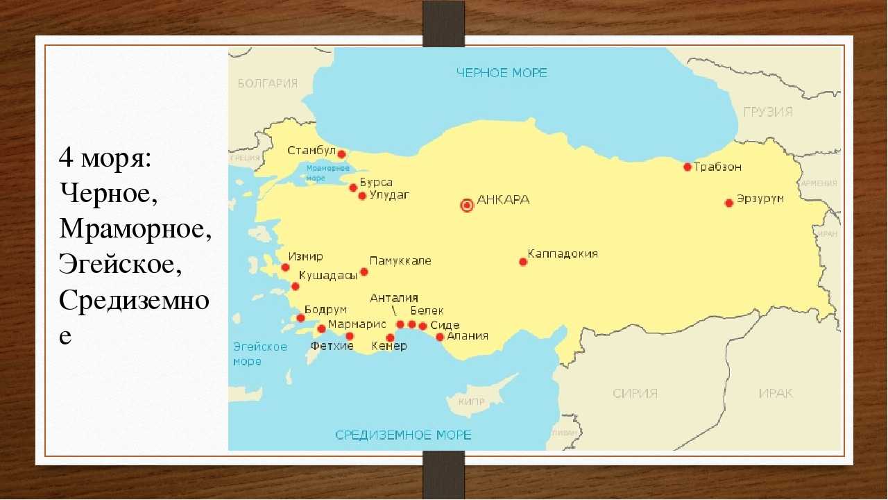 Турция география