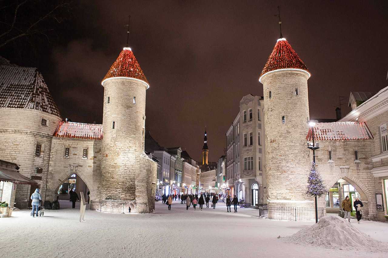 Таллин башни старого города