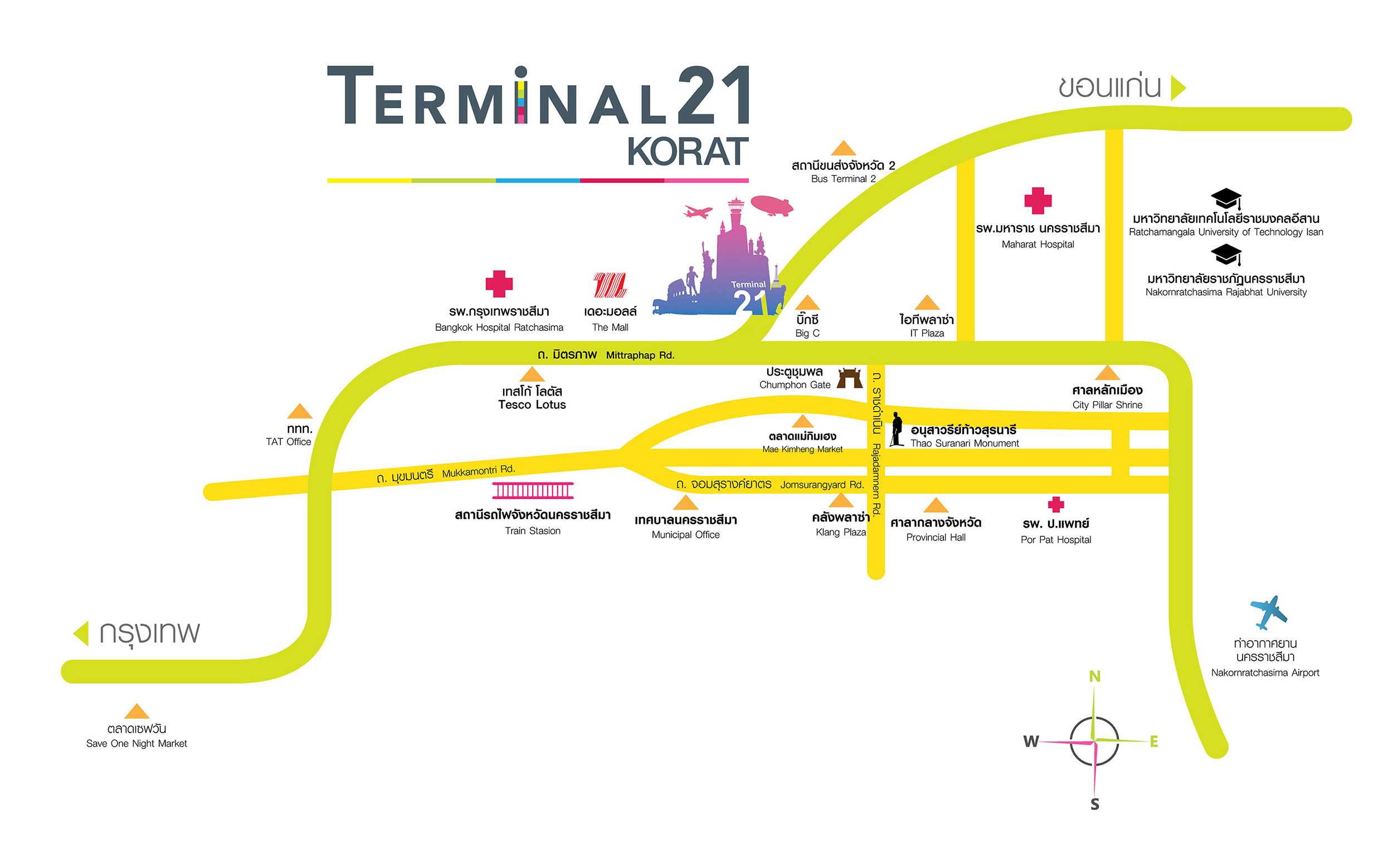 21 терминал в паттайе карта