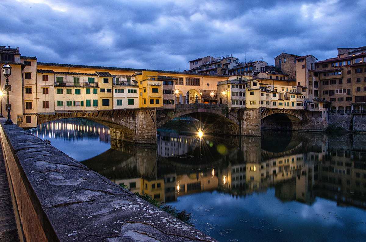 Понте веккьо - главный мост флоренции, архитектура мостов в италии