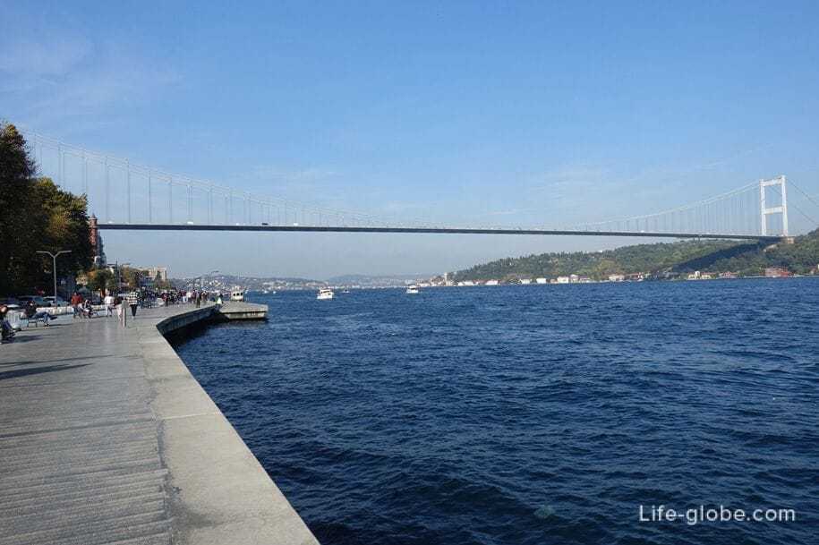 Галатский мост в стамбуле: между европой и азией