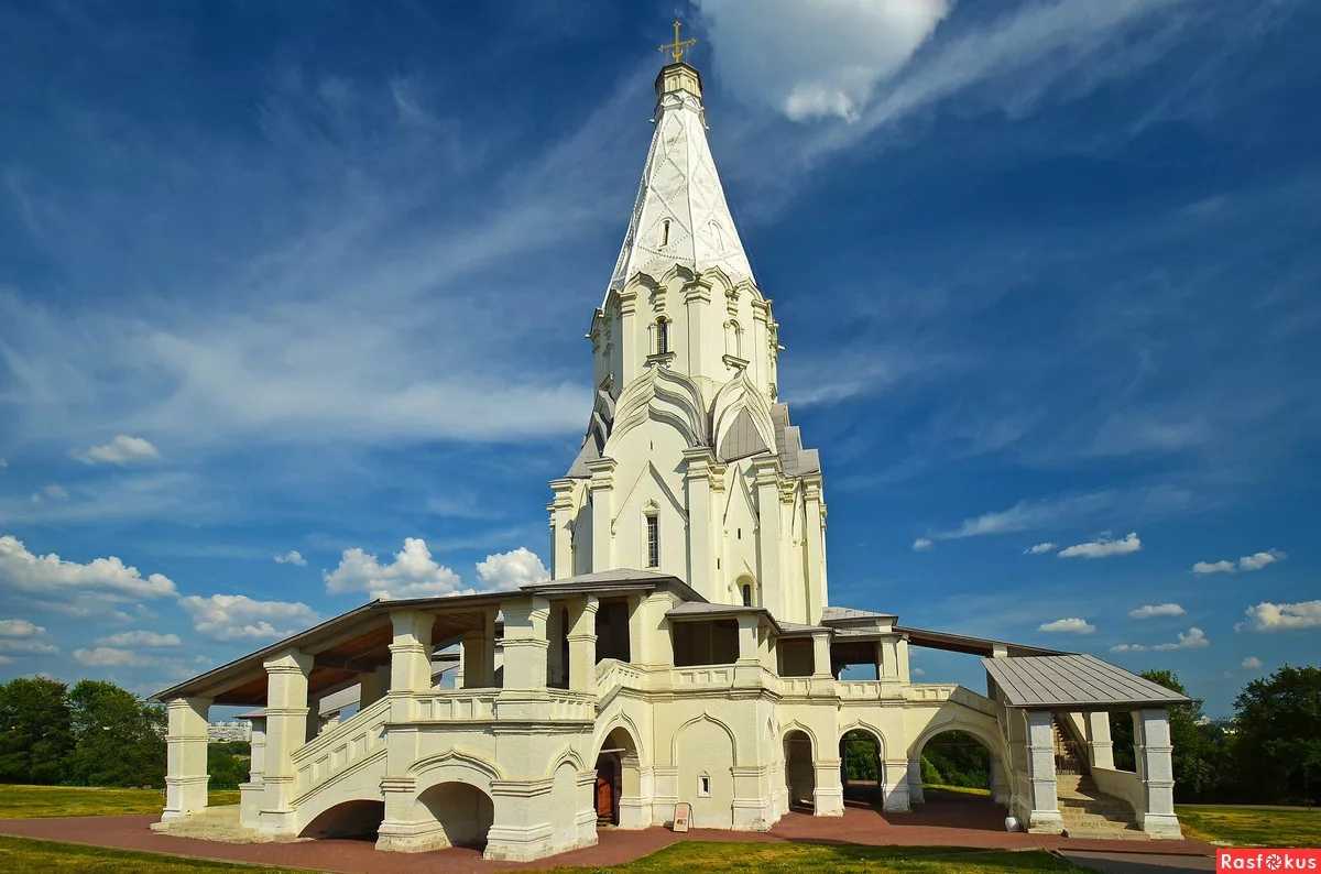 Фото храма вознесения в коломенском