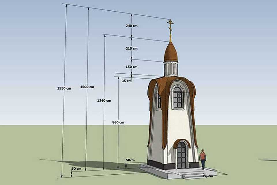 План небольшой часовни