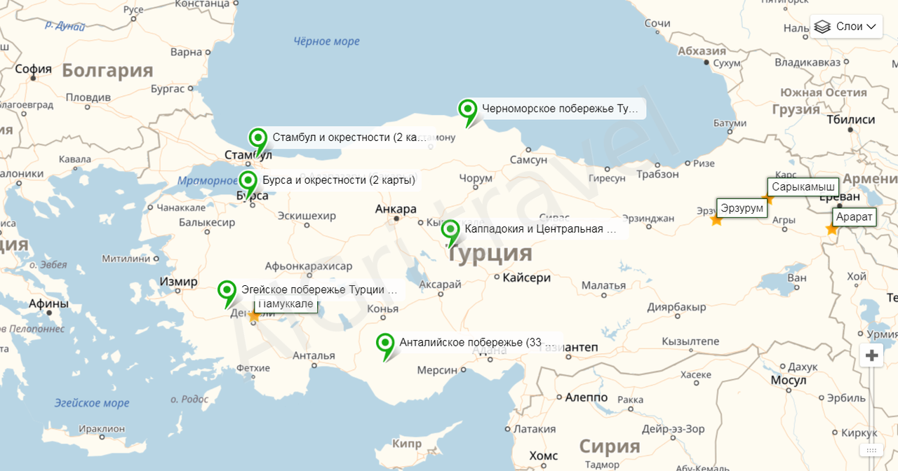 Какая российская карта работает в турции