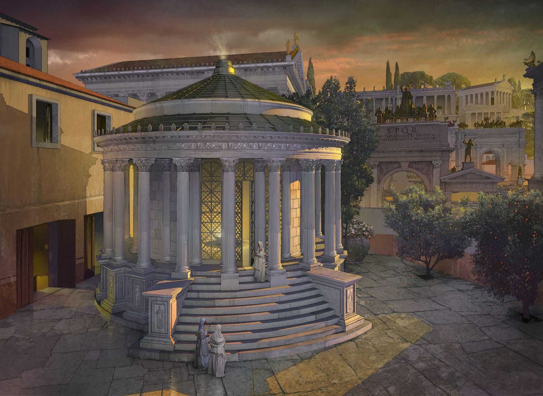 древнеримские храмы