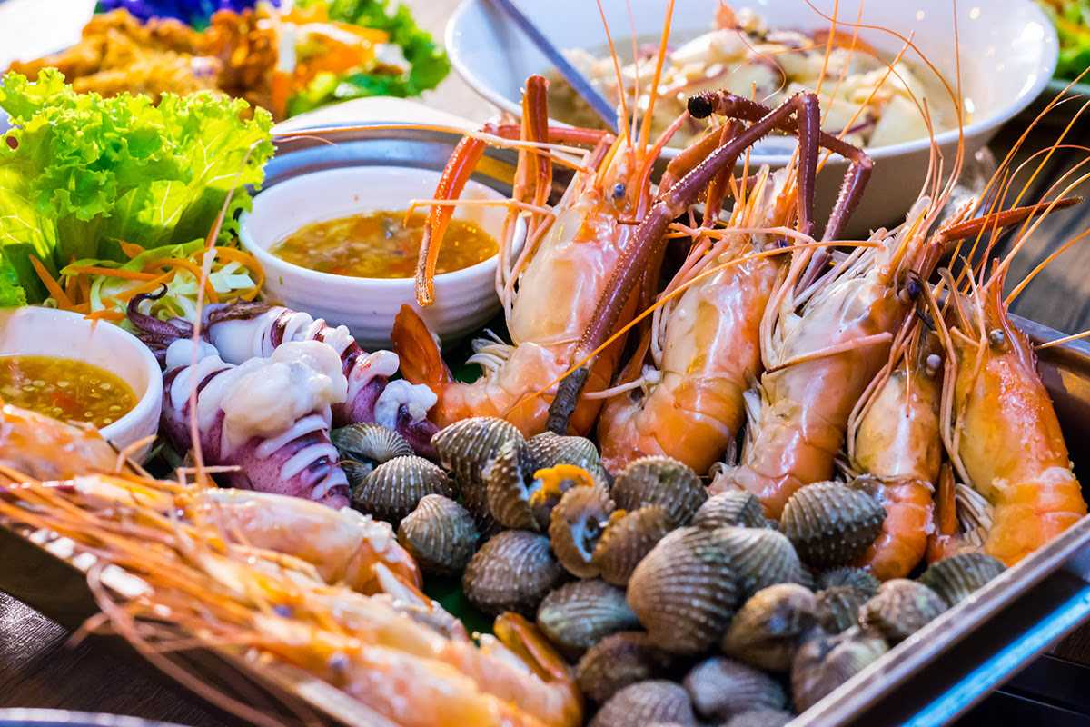 Морепродукты в тайланде названия