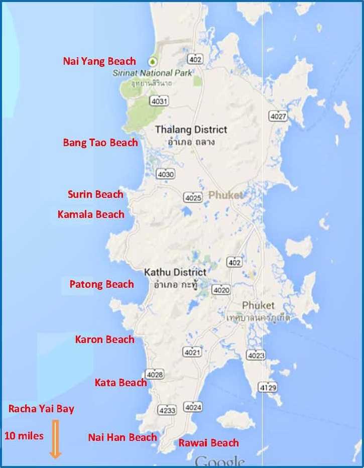 Пляж карта описание. Пляжи Пхукета на карте. Пхукет карта пляжей. Пляж карта Пхукет на карте. Юг Пхукета на карте.