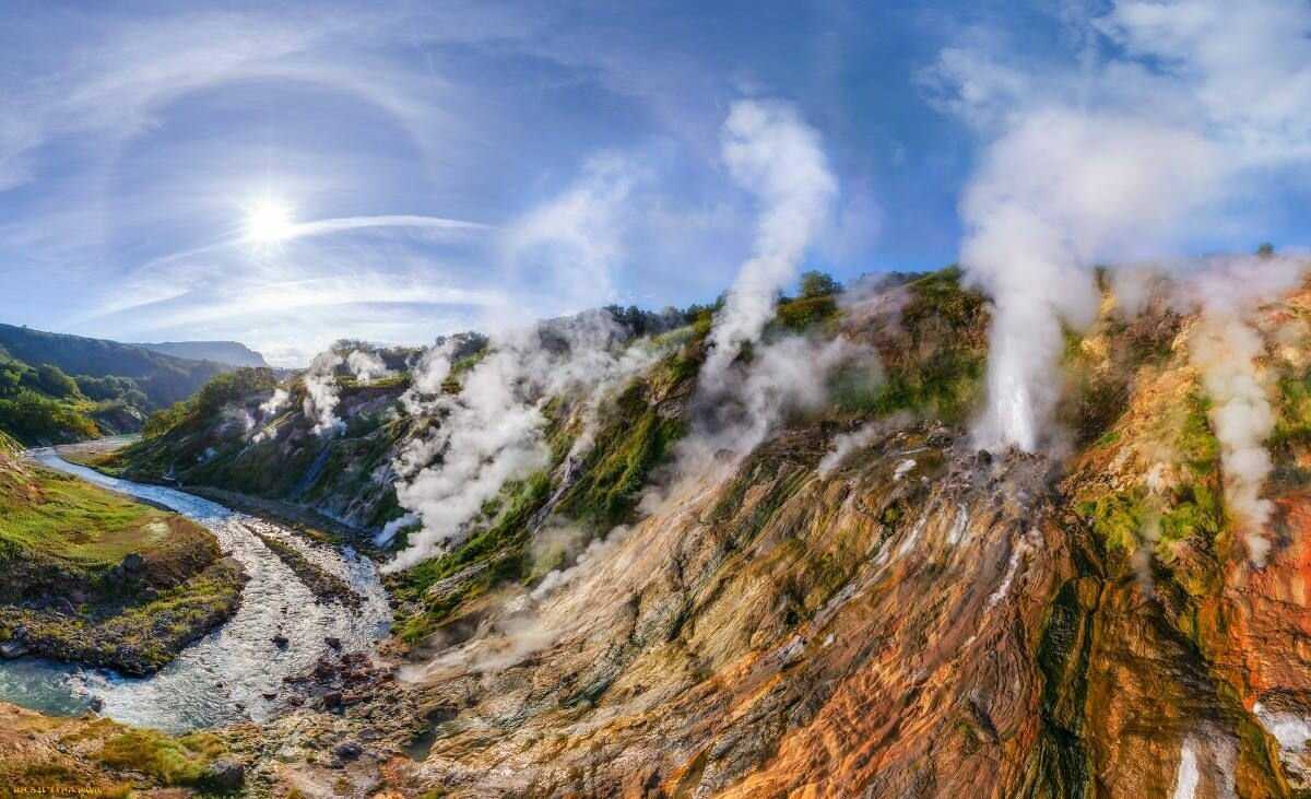 Вулканы Камчатки Долина гейзеров