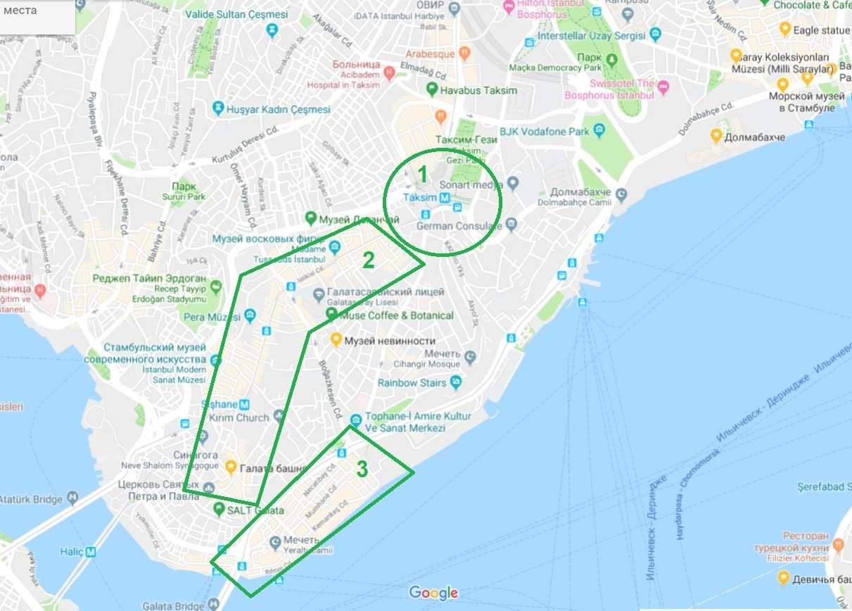 В каком районе жить в стамбуле. Улица Истикляль в Стамбуле на карте. Район Таксим в Стамбуле на карте. Истикляль Стамбул на карте. Район Джихангир в Стамбуле на карте.
