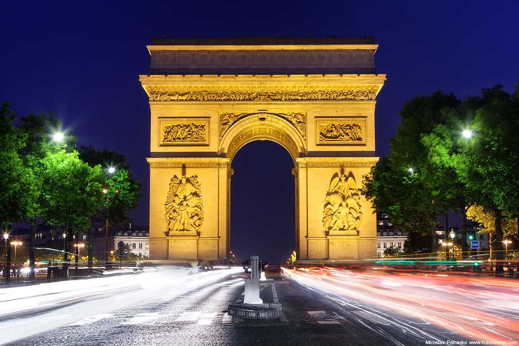 Триумфальная арка в париже – символ величия и славы
