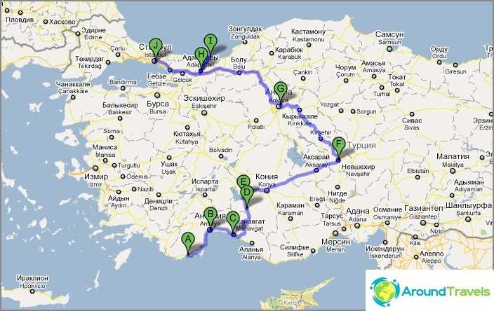 Стамбул-каппадокия: расстояние в км, сколько по времени и как доехать