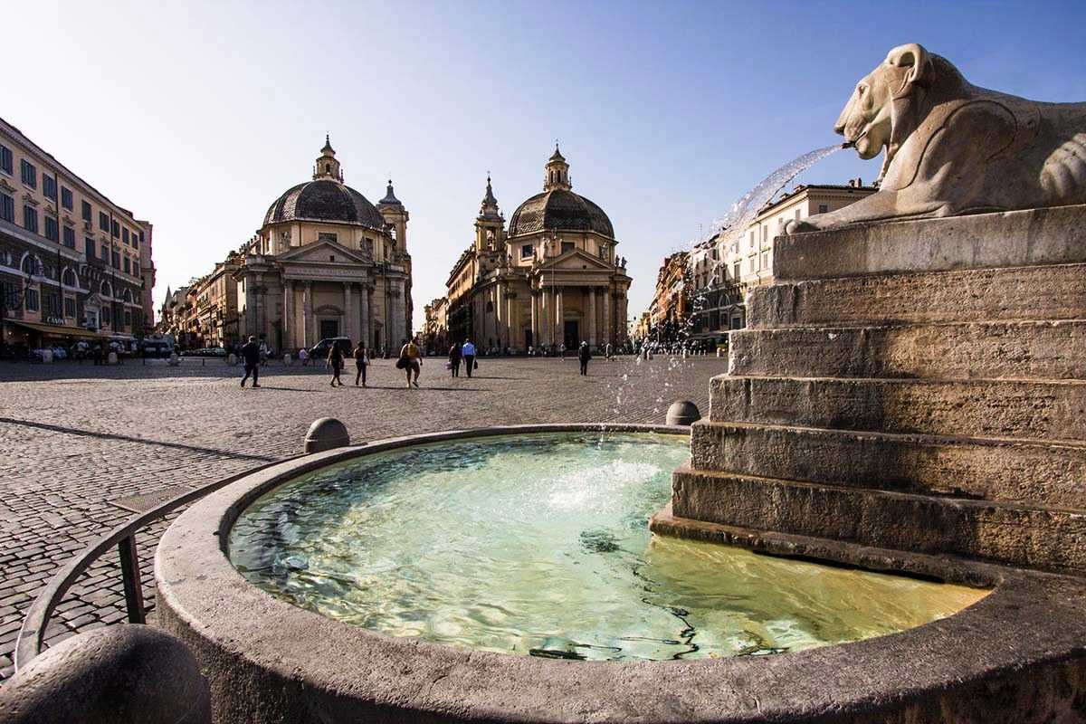 Площадь дель Пополо в Риме