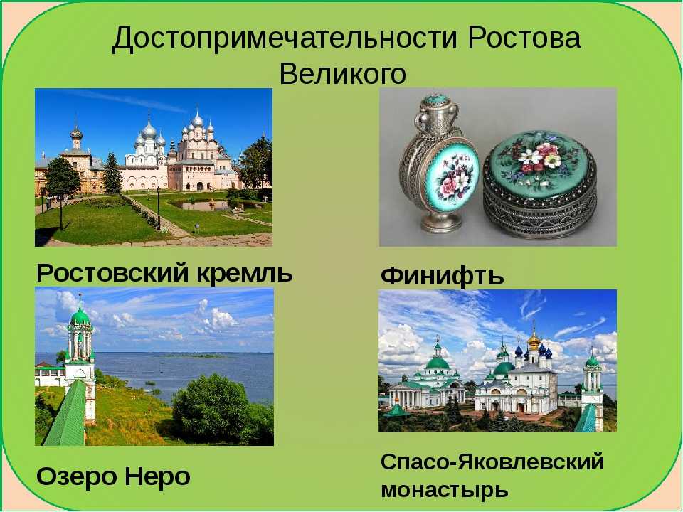 Рисунок ростов великий 3 класс